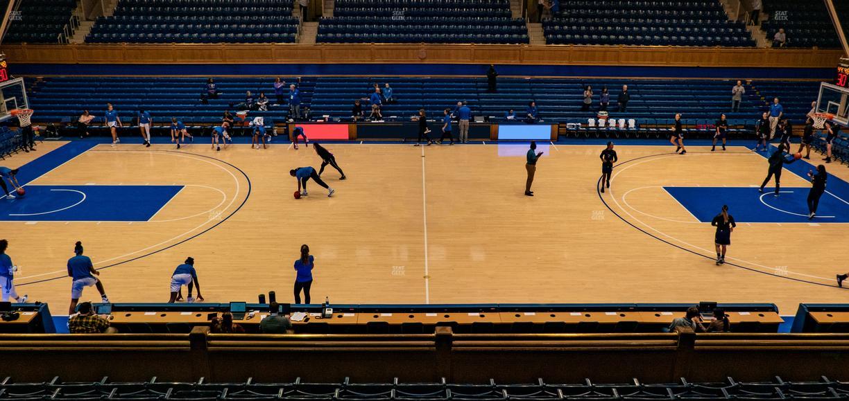 Cameron Indoor Stadium - Section 14 Seat View