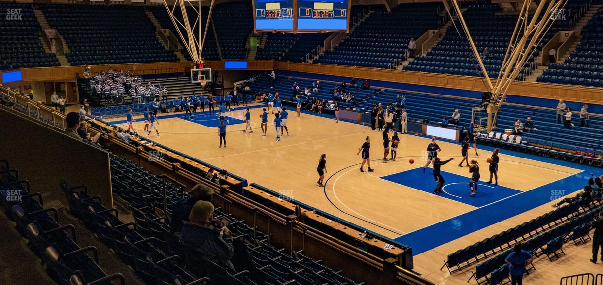 Cameron Indoor Stadium - Section 16 Seat View