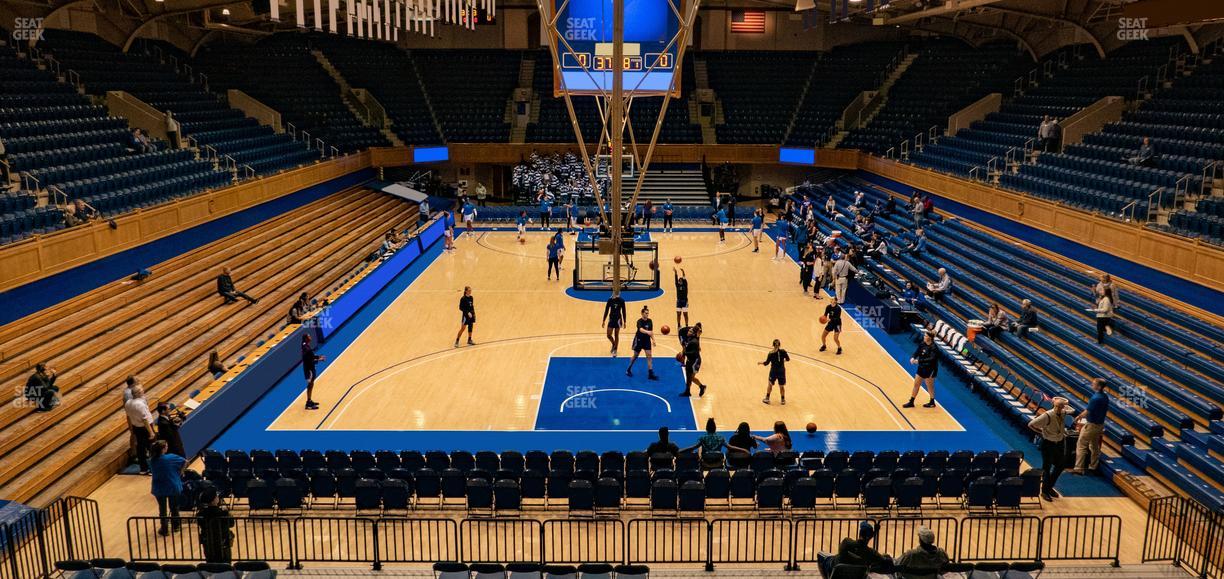 Cameron Indoor Stadium - Section 2 Seat View