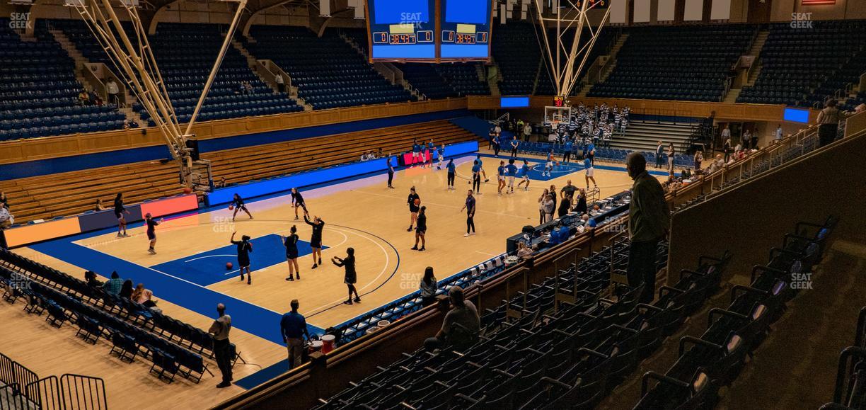 Cameron Indoor Stadium - Section 4 Seat View