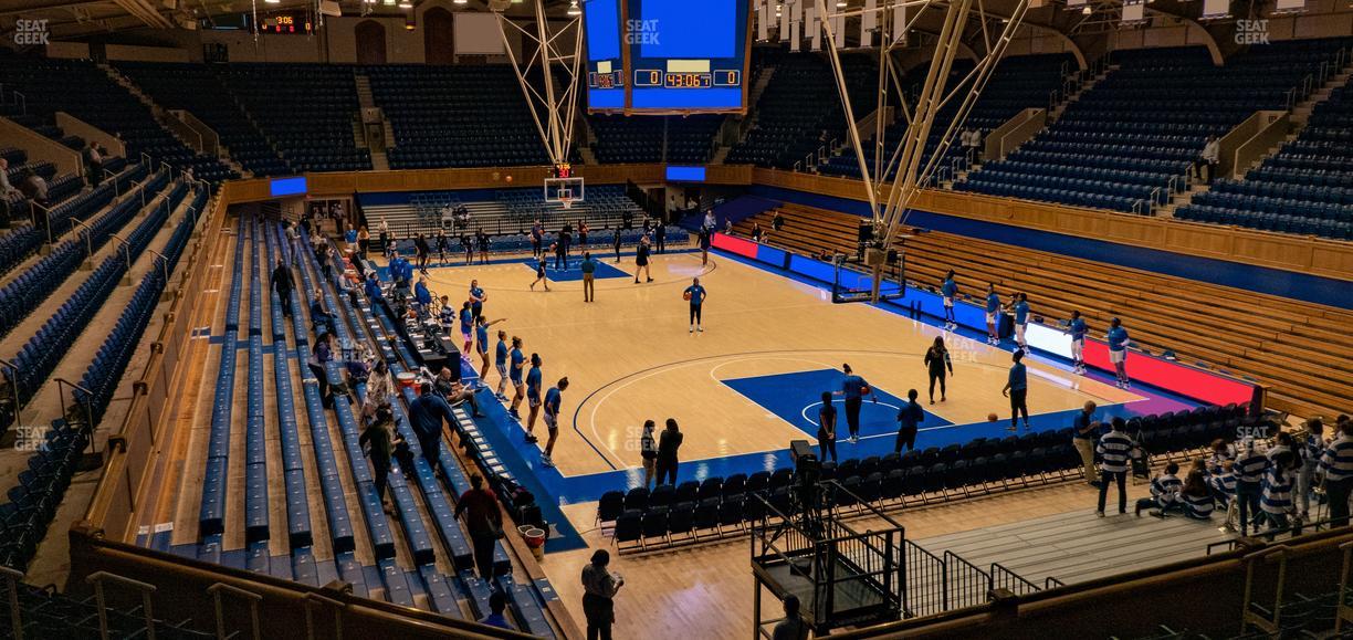 Cameron Indoor Stadium - Section 9 Seat View