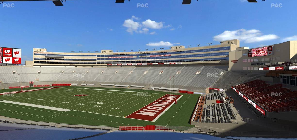 Camp Randall Stadium - Section A Seat View