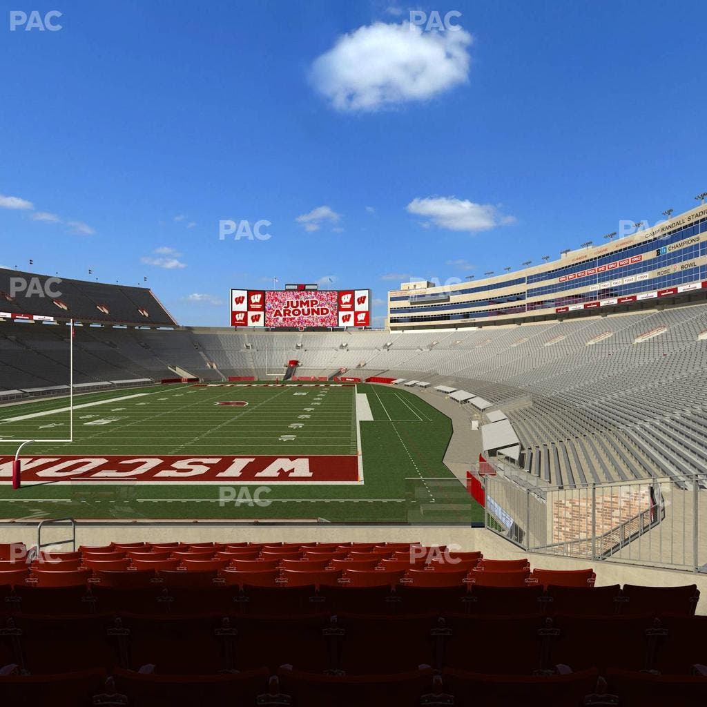 Camp Randall Stadium - Section Club Seats 301 Seat View