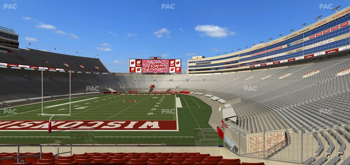 Camp Randall Stadium - Section Club Seats 301 Seat View