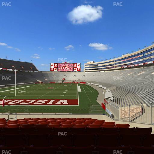 Camp Randall Stadium - Section Club Seats 301 Seat View