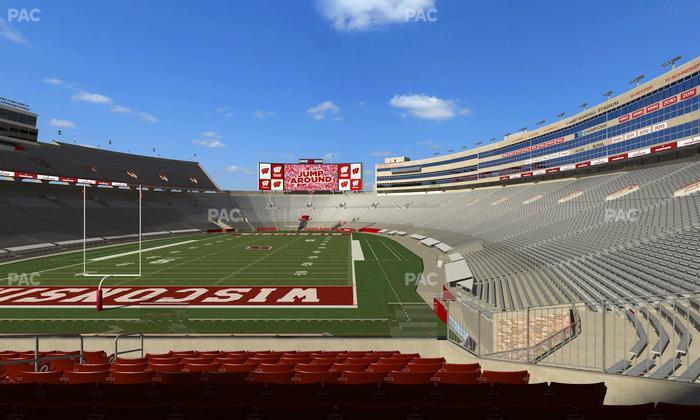 Camp Randall Stadium - Section Club Seats 301 Seat View