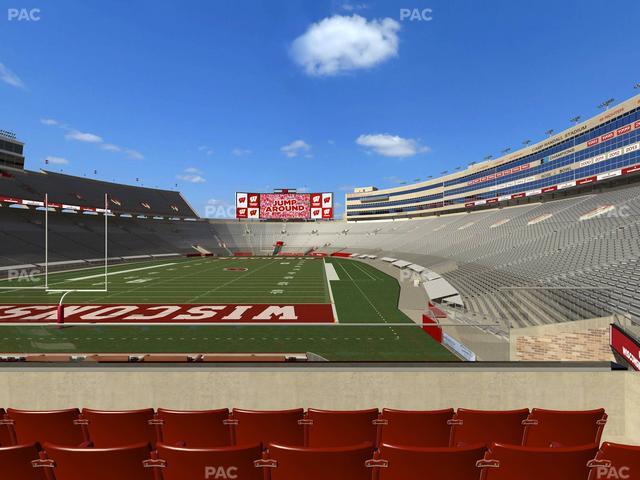 Camp Randall Stadium - Section Club Seats 301 Seat View