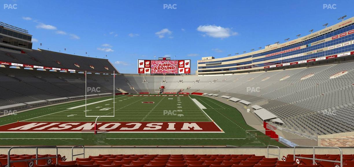 Camp Randall Stadium - Section Club Seats 302 Seat View