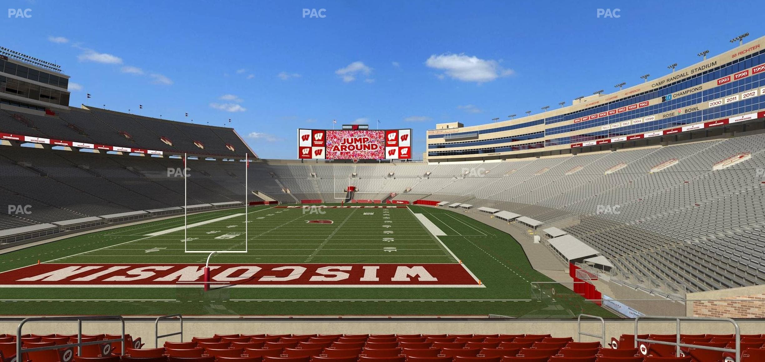 Camp Randall Stadium - Section Club Seats 302 Seat View