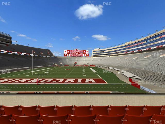 Camp Randall Stadium - Section Club Seats 302 Seat View
