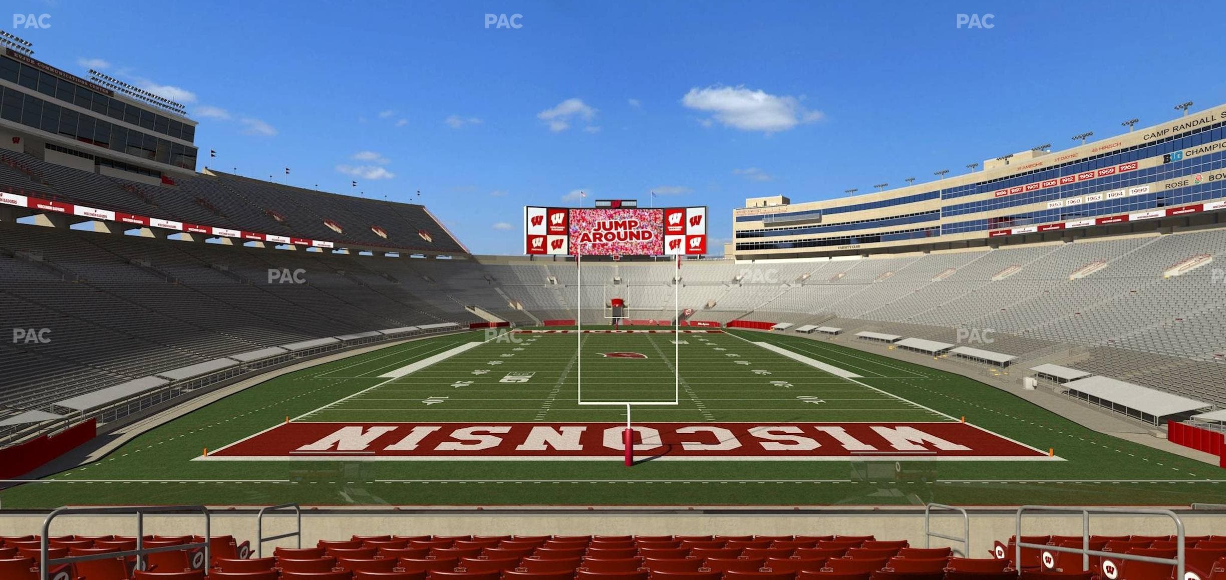 Camp Randall Stadium - Section Club Seats 304 Seat View