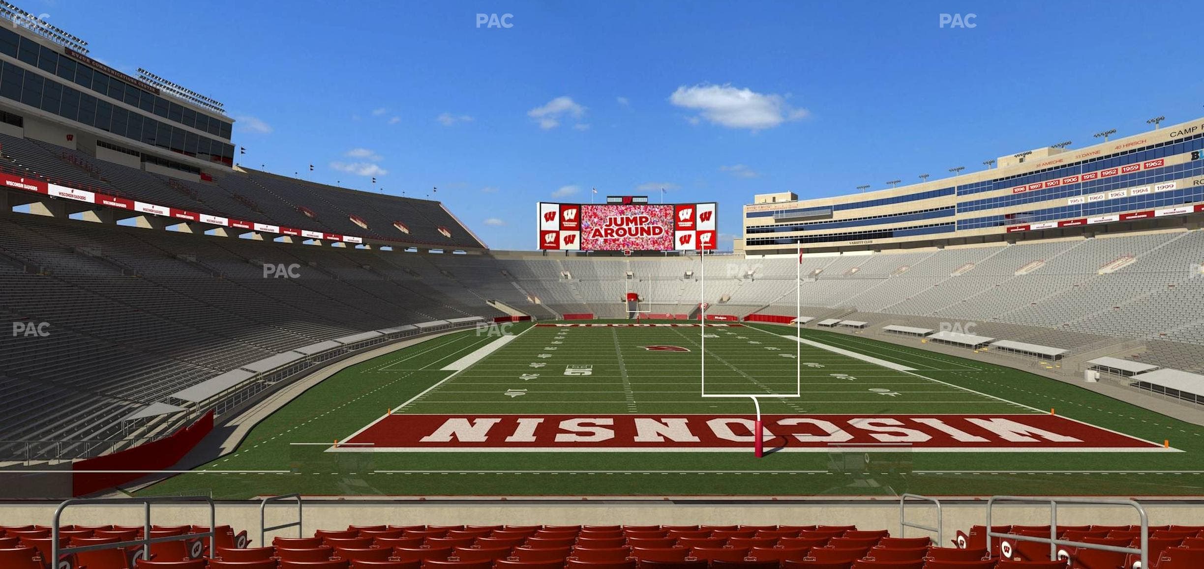 Camp Randall Stadium - Section Club Seats 305 Seat View