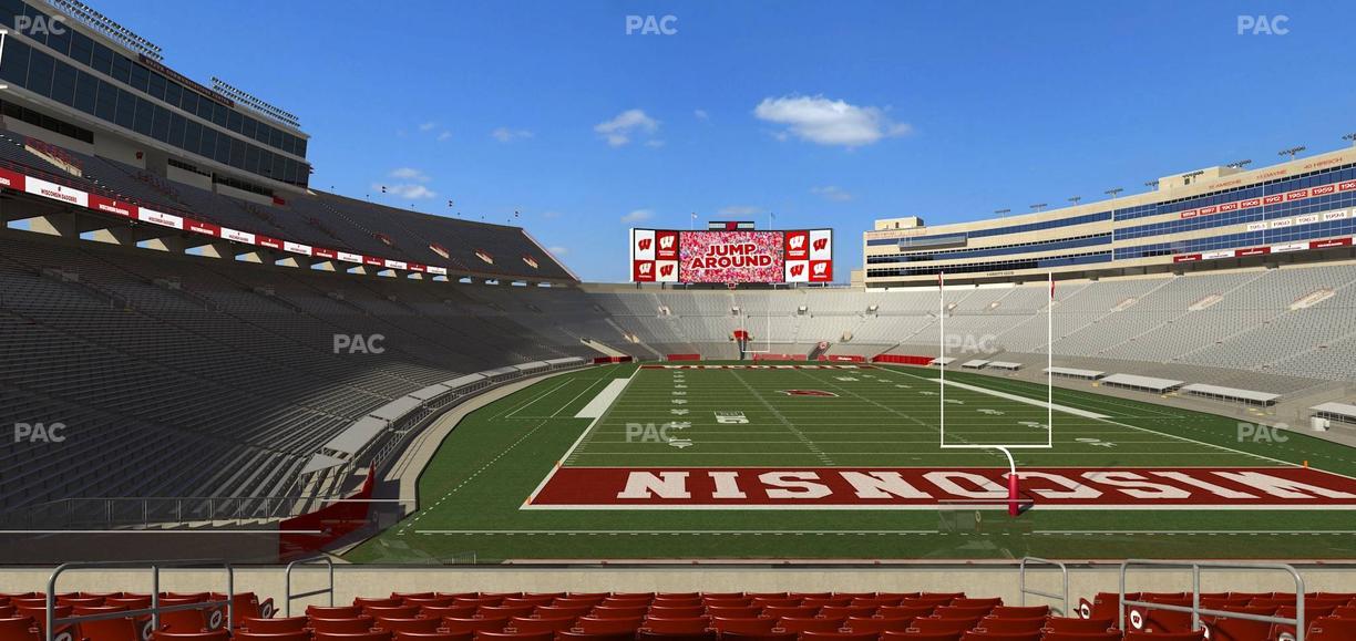 Camp Randall Stadium - Section Club Seats 306 Seat View