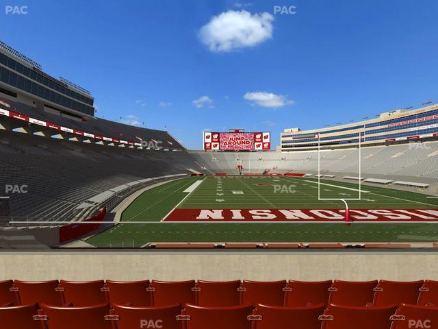 Camp Randall Stadium - Section Club Seats 306 Seat View