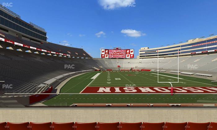 Camp Randall Stadium - Section Club Seats 306 Seat View