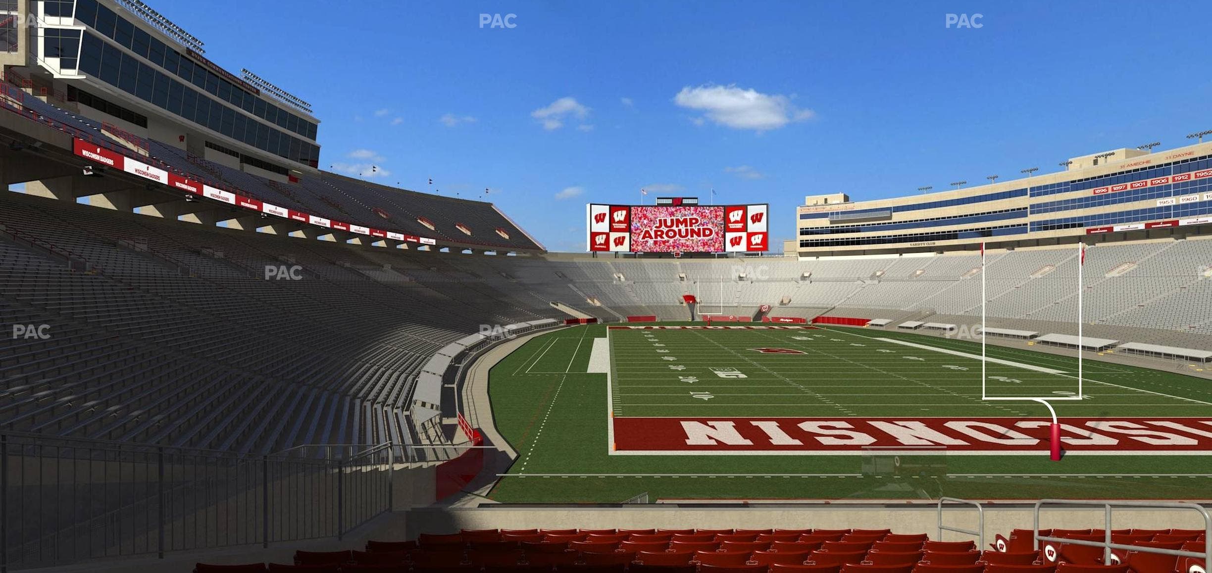 Camp Randall Stadium - Section Club Seats 307 Seat View