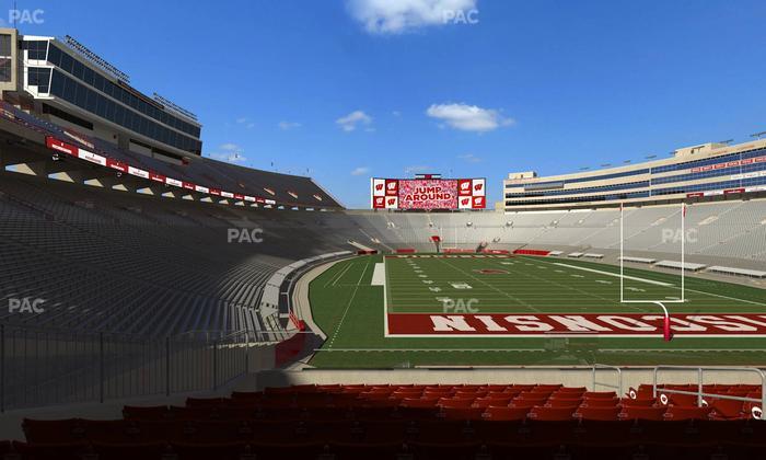 Camp Randall Stadium - Section Club Seats 307 Seat View