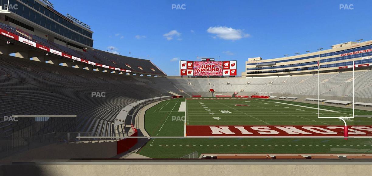 Camp Randall Stadium - Section Club Seats 307 Seat View