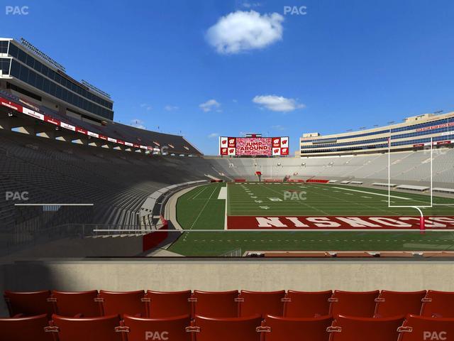 Camp Randall Stadium - Section Club Seats 307 Seat View