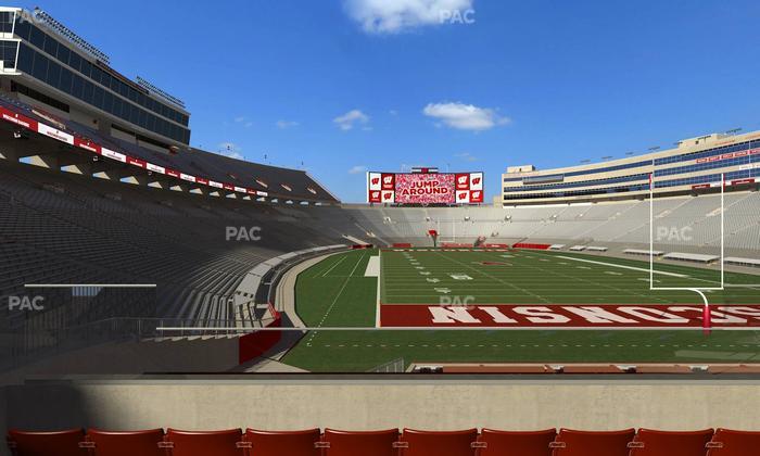Camp Randall Stadium - Section Club Seats 307 Seat View