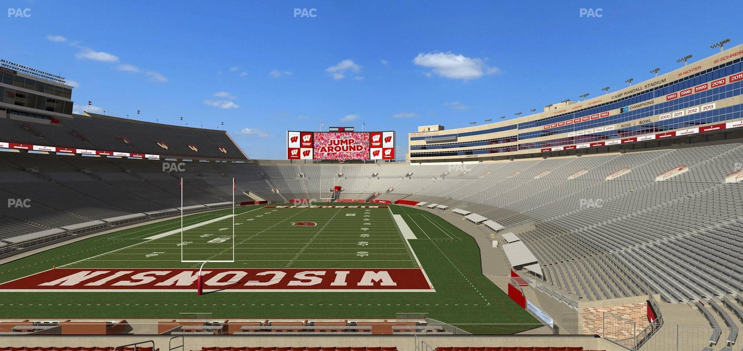 Camp Randall Stadium - Section Covered Loge Box 407 Seat View