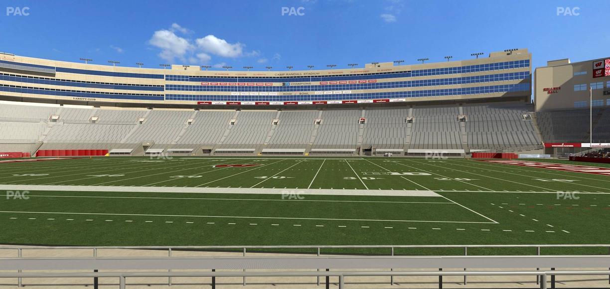 Camp Randall Stadium - Section D Seat View
