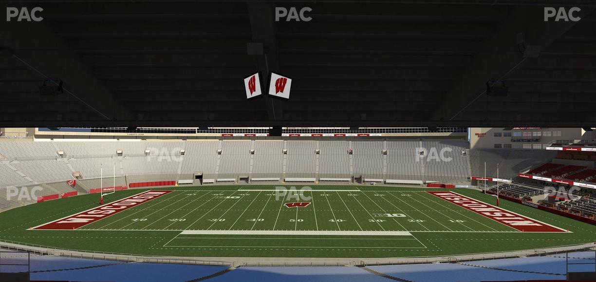 Camp Randall Stadium - Section E Seat View