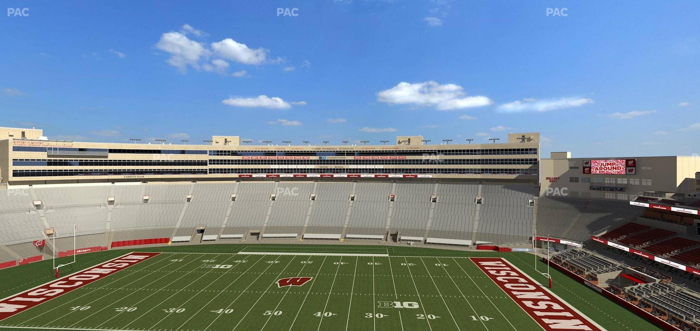 Camp Randall Stadium - Section Ee Seat View