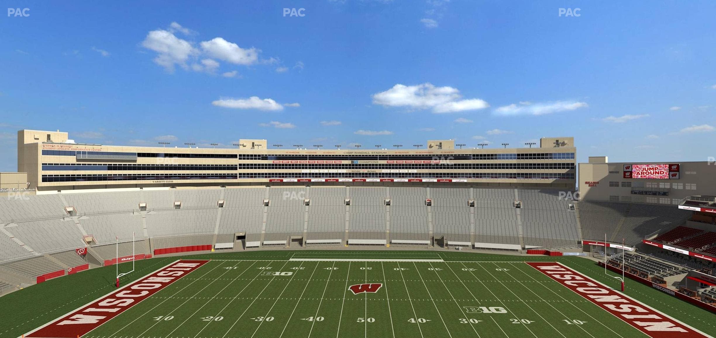 Camp Randall Stadium - Section Ff Seat View
