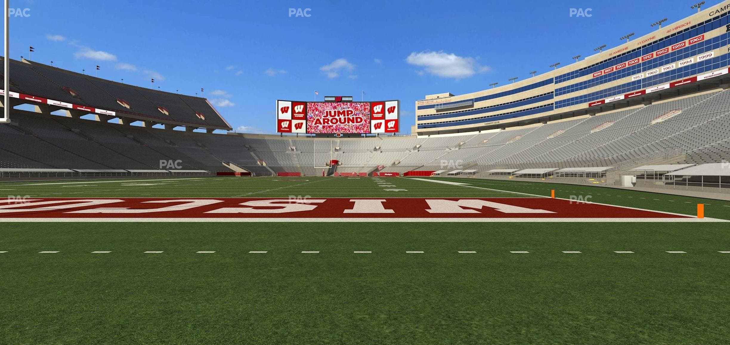 Camp Randall Stadium - Section Field Loge Box 3 Seat View