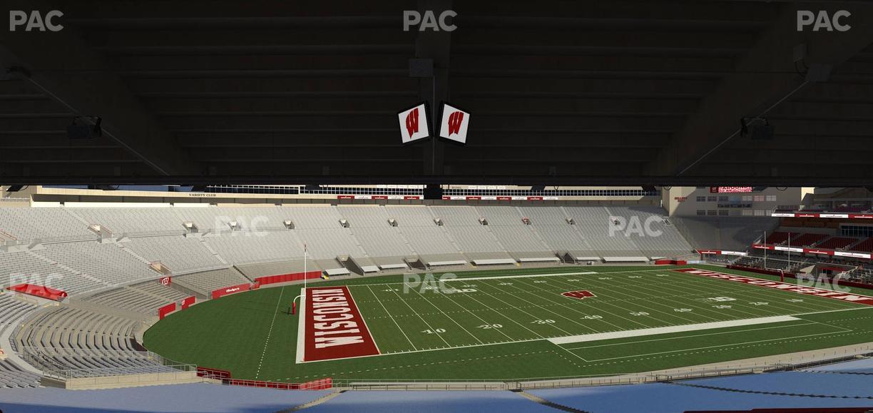 Camp Randall Stadium - Section H Seat View