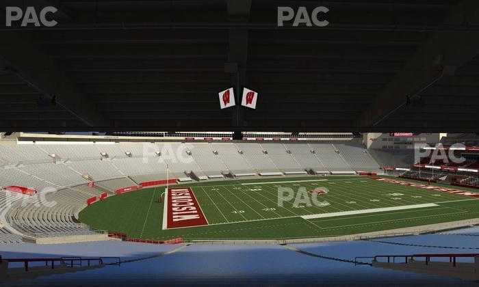 Camp Randall Stadium - Section H Seat View