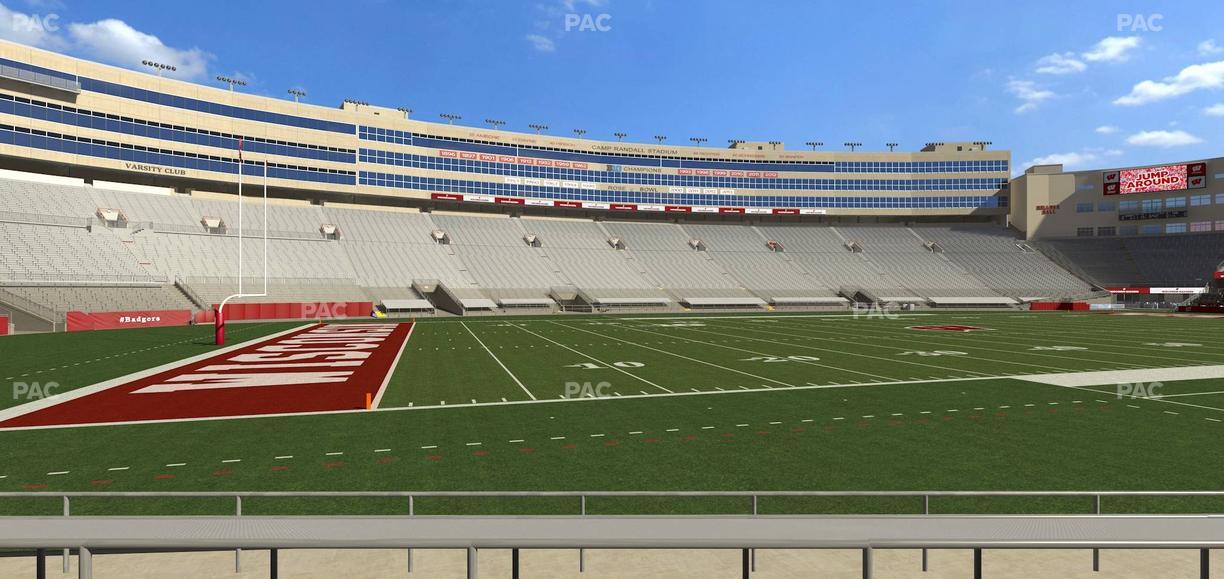 Camp Randall Stadium - Section H Seat View