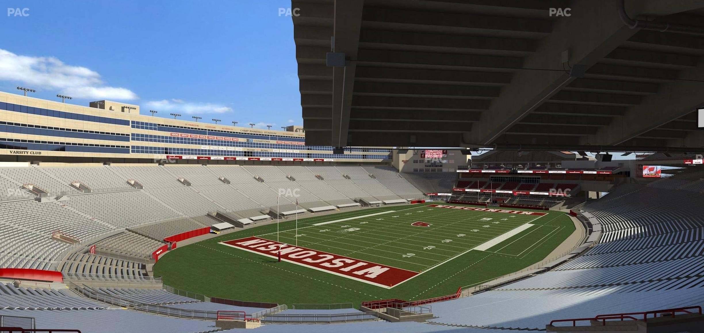 Camp Randall Stadium - Section J Seat View