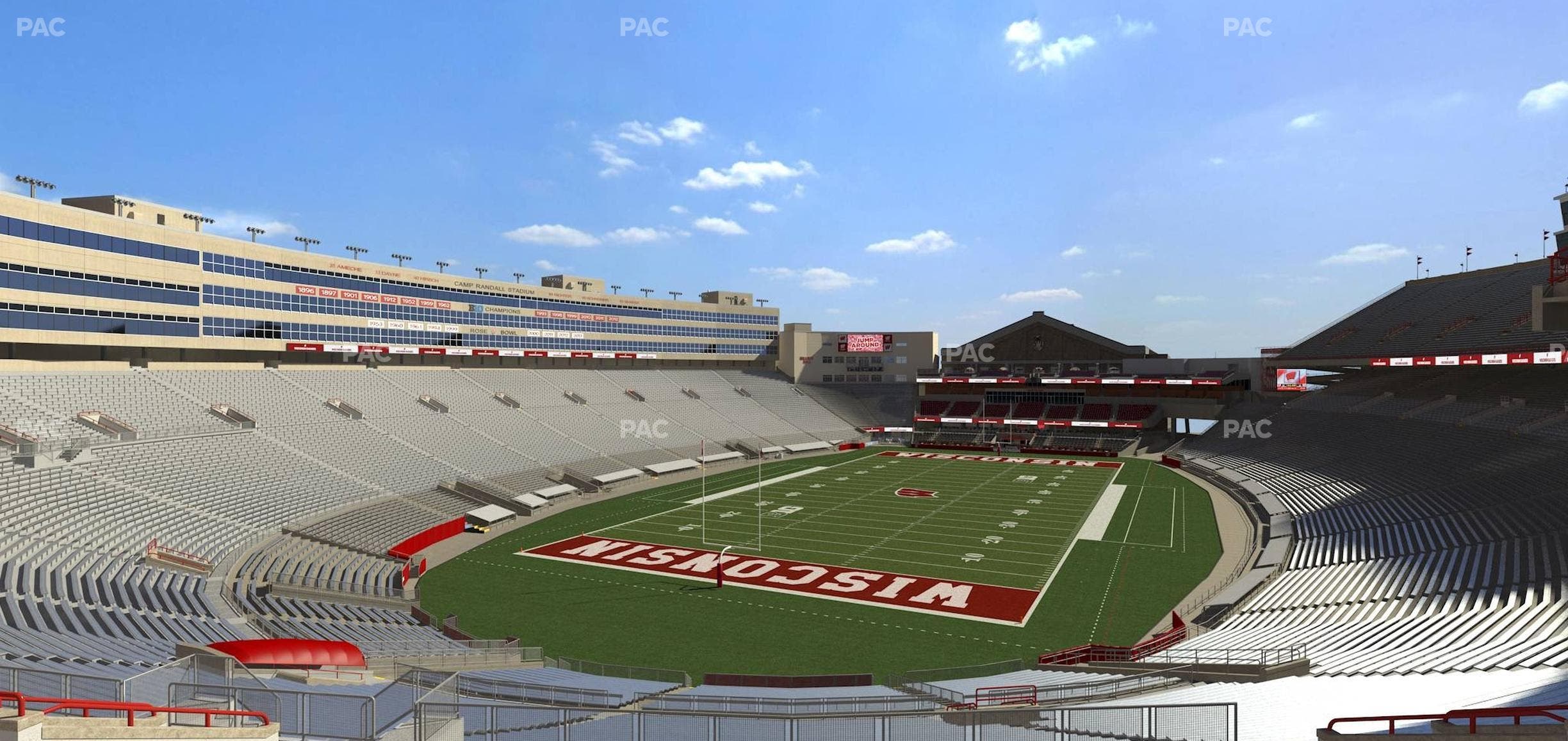 Camp Randall Stadium - Section K Seat View