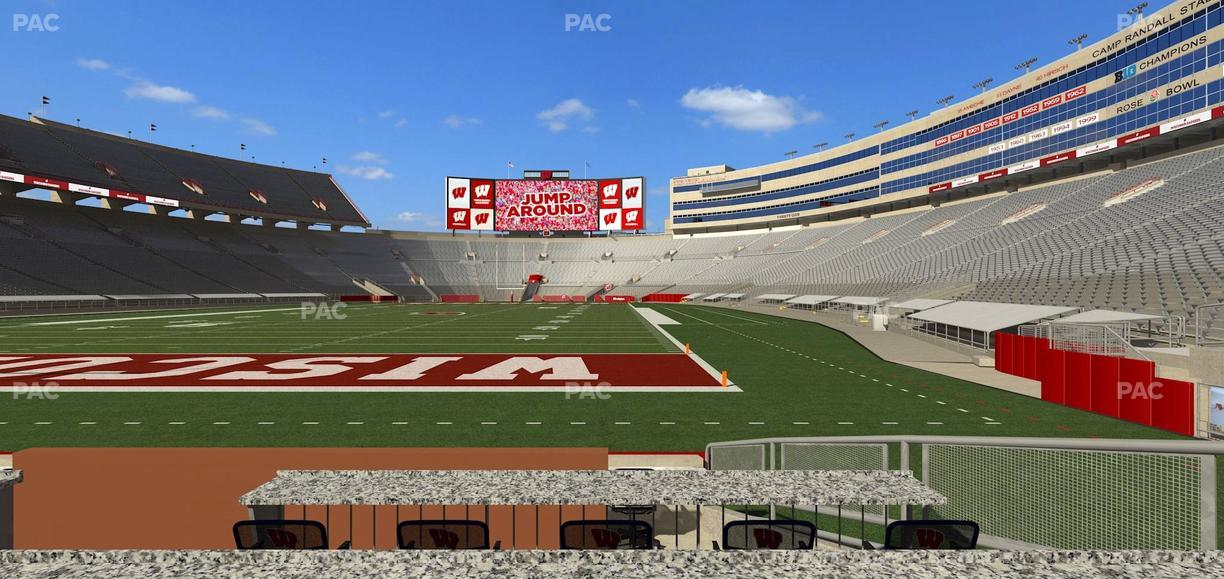 Camp Randall Stadium - Section Ledge Seats 101 Seat View
