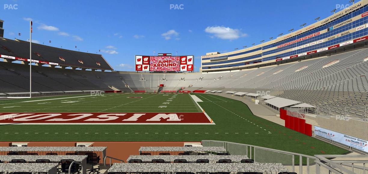Camp Randall Stadium - Section Ledge Seats 101 Seat View