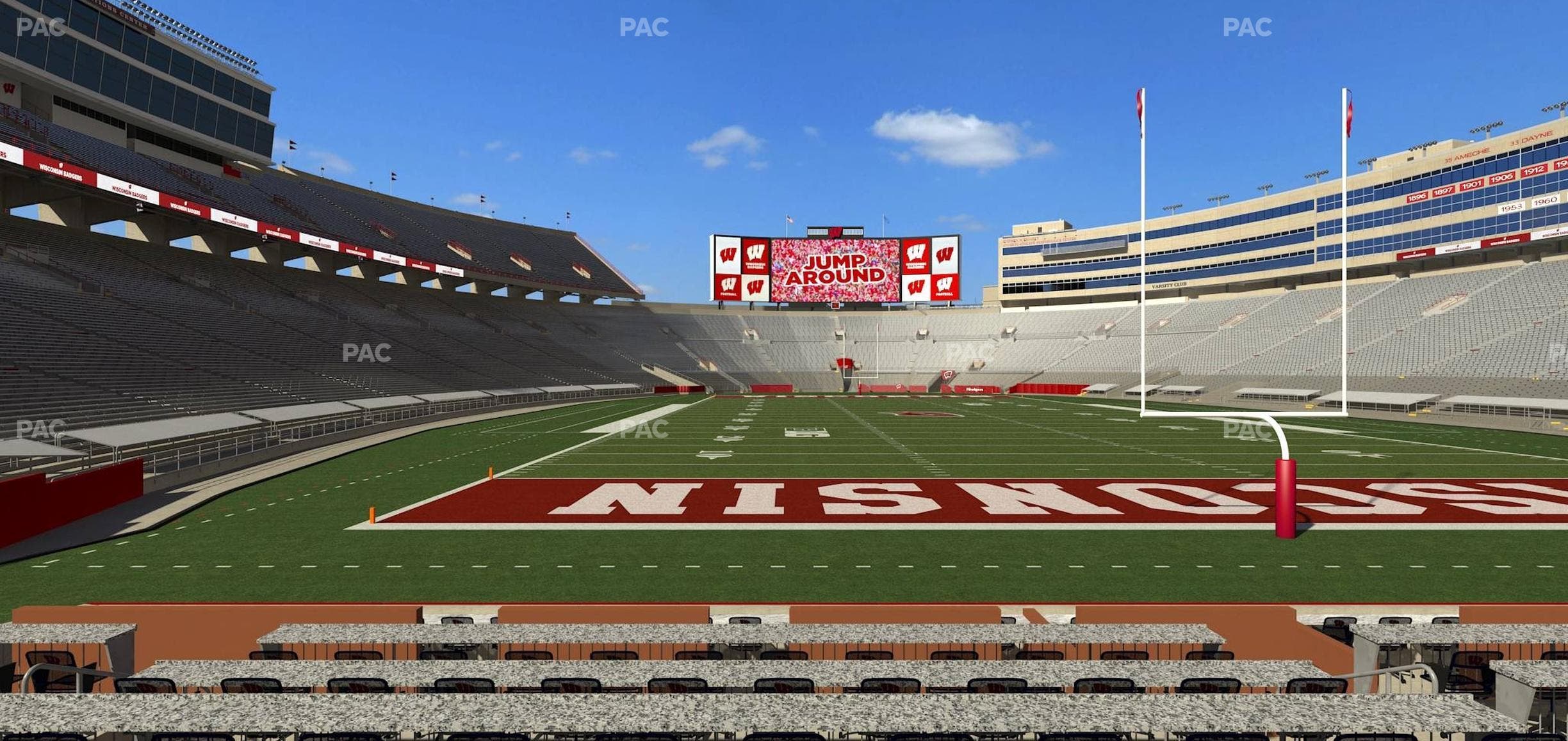 Camp Randall Stadium - Section Ledge Seats 105 Seat View