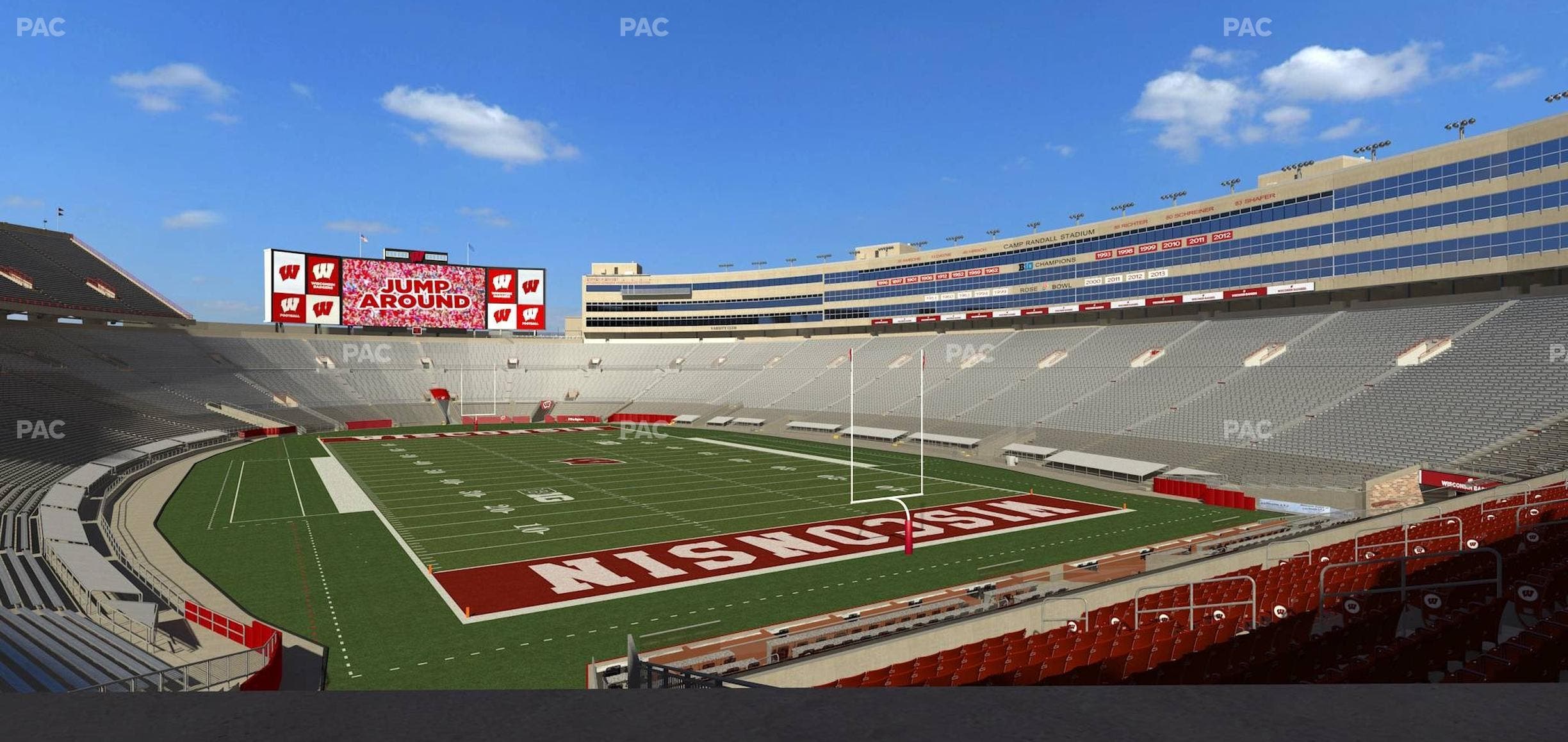 Camp Randall Stadium - Section Open Air Loge Box 308 Seat View