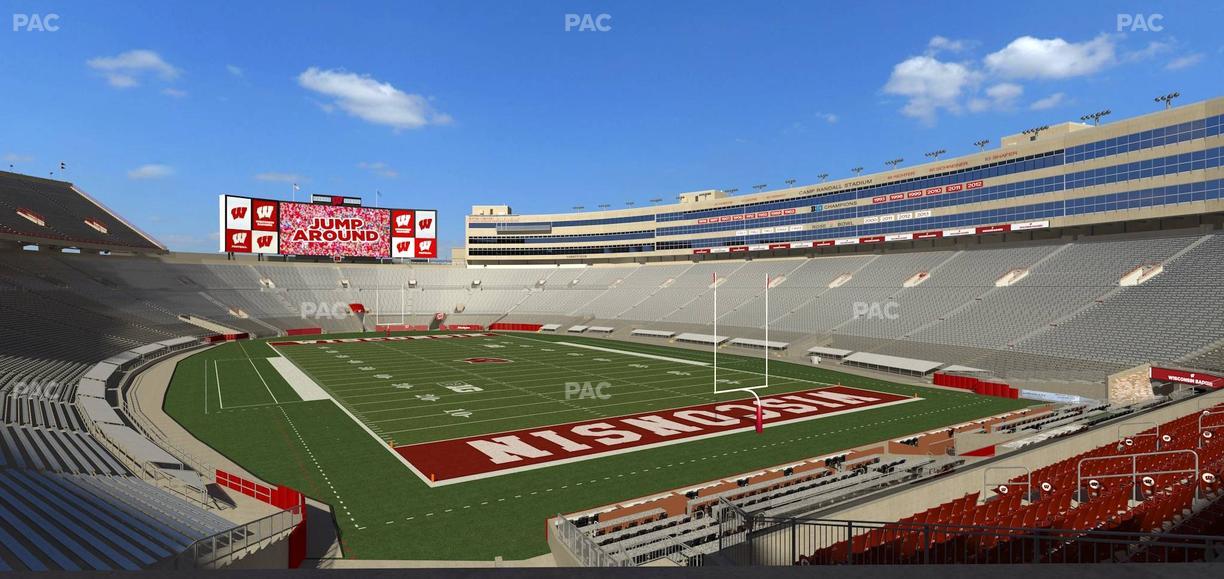 Camp Randall Stadium - Section Open Air Loge Box 309 Seat View