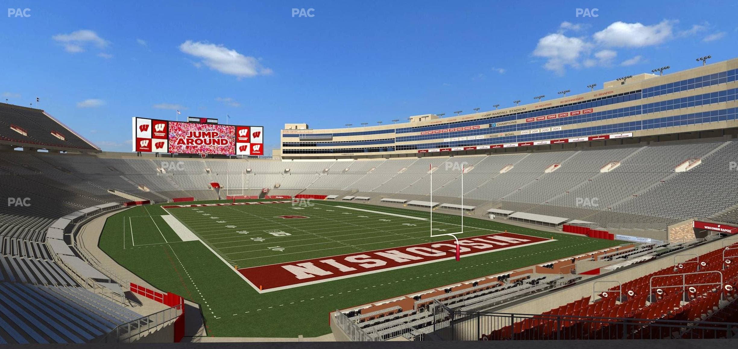 Camp Randall Stadium - Section Open Air Loge Box 309 Seat View