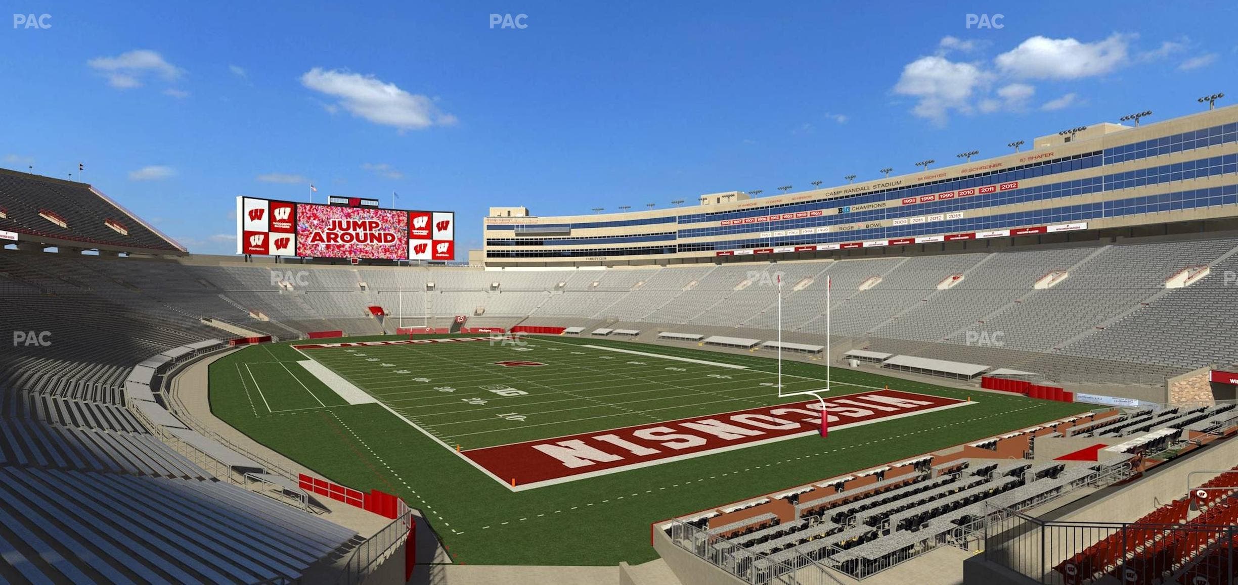 Camp Randall Stadium - Section Open Air Loge Box 310 Seat View