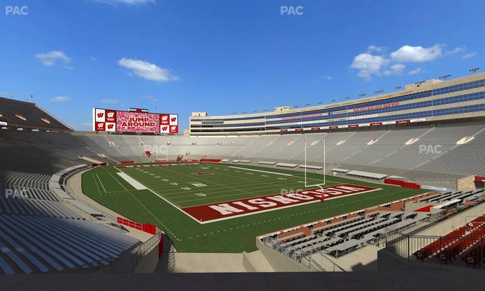 Camp Randall Stadium - Section Open Air Loge Box 310 Seat View
