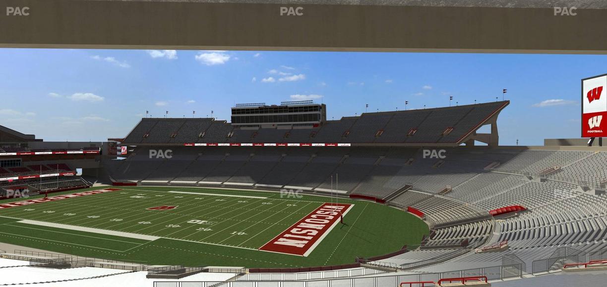 Camp Randall Stadium - Section P Wc Seat View