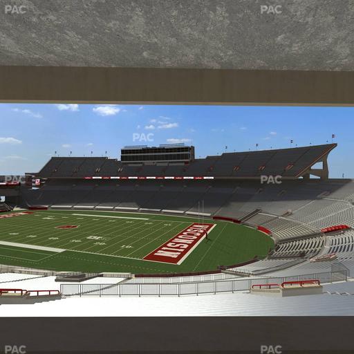 Camp Randall Stadium - Section P Wc Seat View