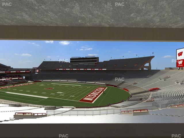Camp Randall Stadium - Section P Wc Seat View Camp Randall Stadium - Section P Wc Seat View