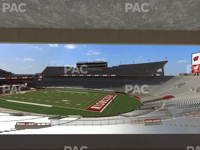 Camp Randall Stadium - Section P Wc Seat View