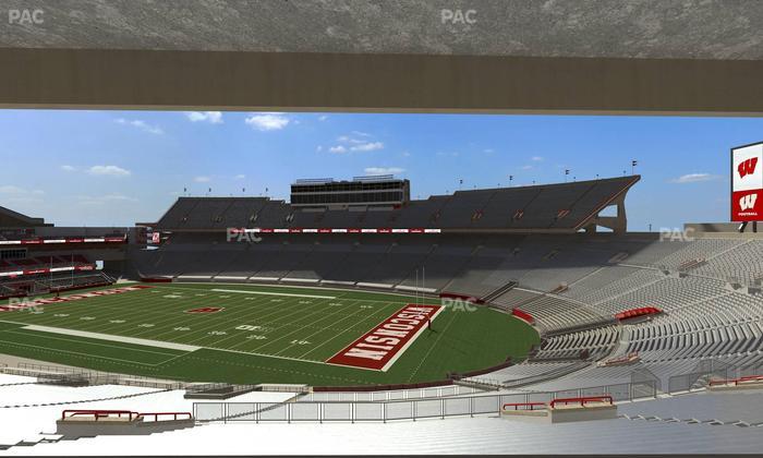 Camp Randall Stadium - Section P Wc Seat View