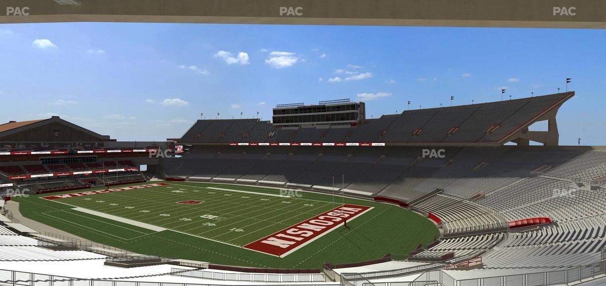 Camp Randall Stadium - Section P Seat View