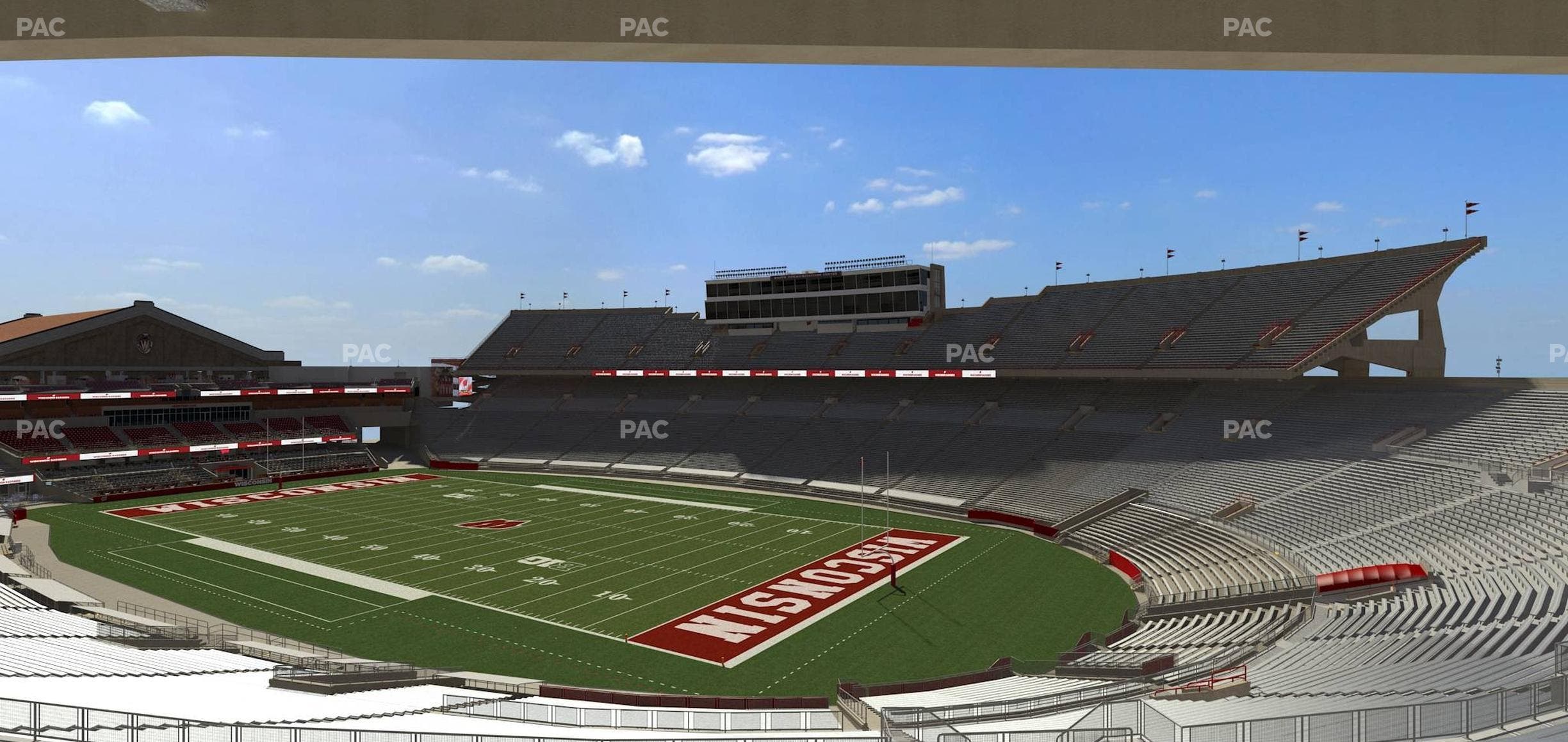 Camp Randall Stadium - Section P Seat View
